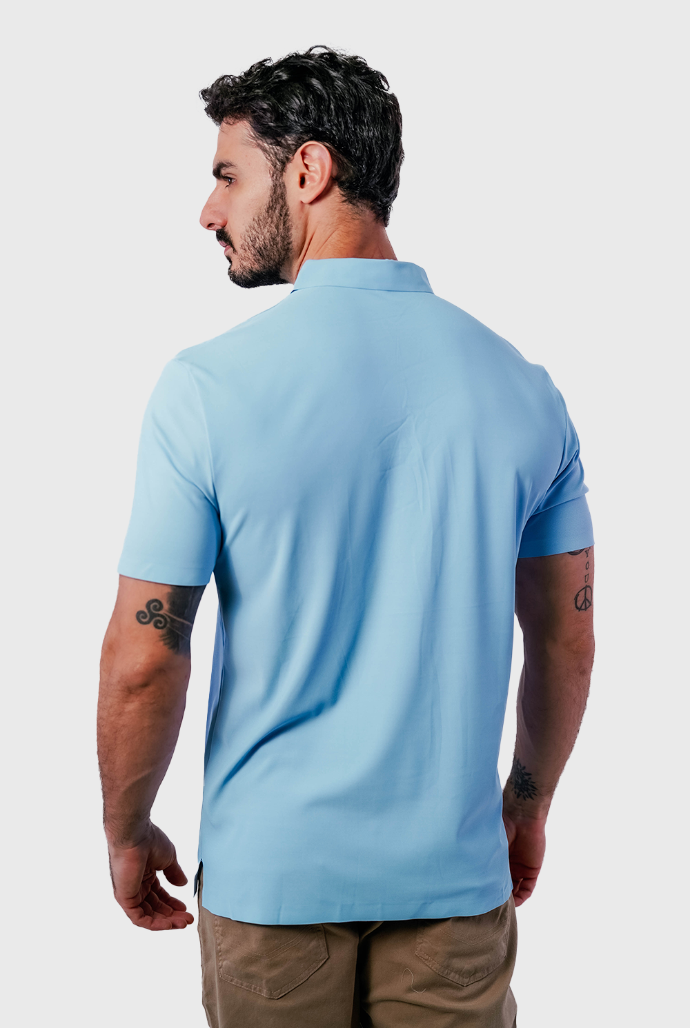 Polo Masculina Tech Light Poliamida Elastano