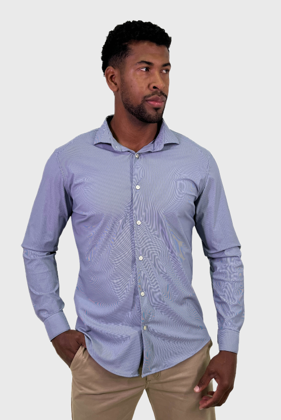 Camisa Masculina Tech Poliamida Stretch Super Slim