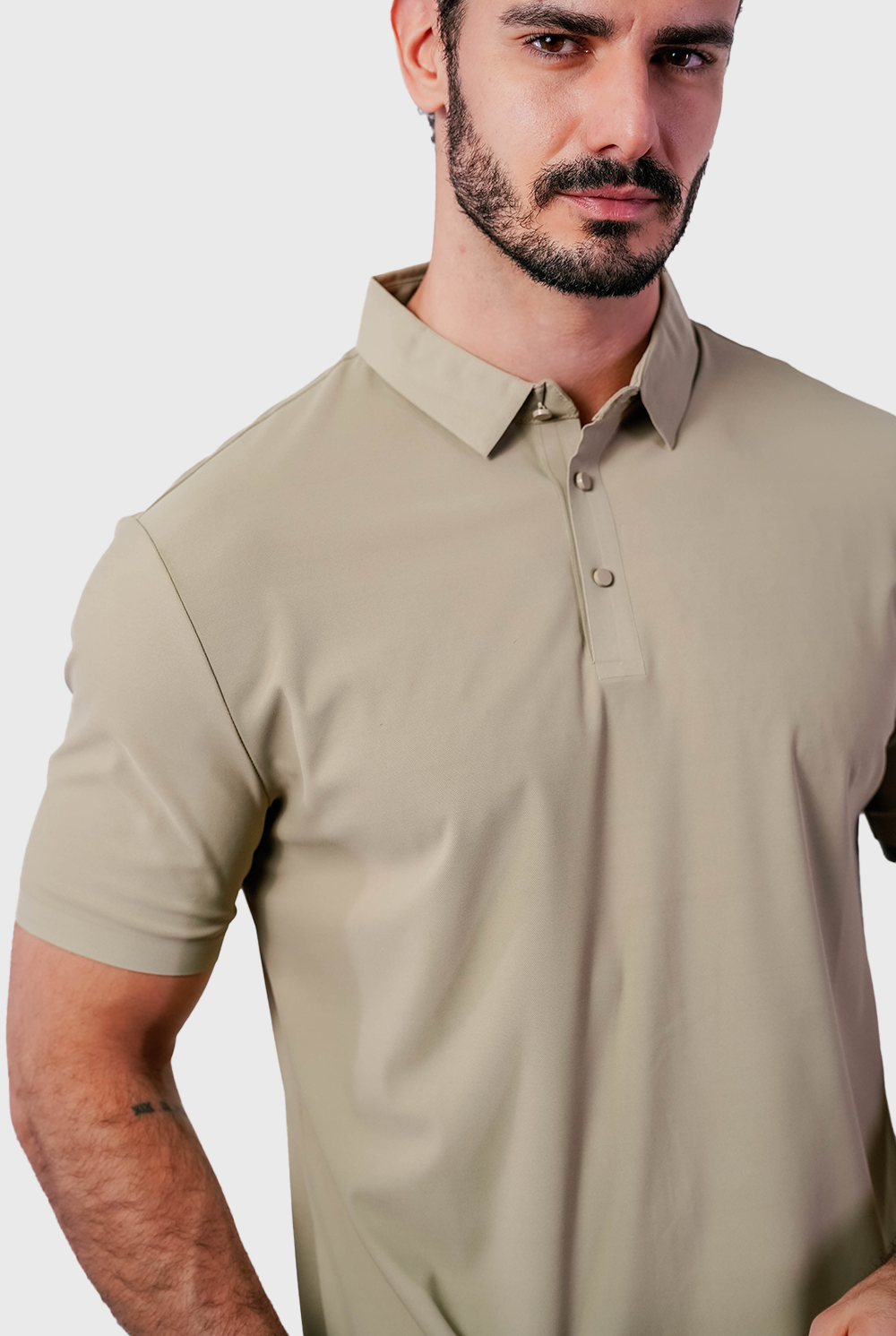 Polo Masculina Tech Light Poliamida Elastano