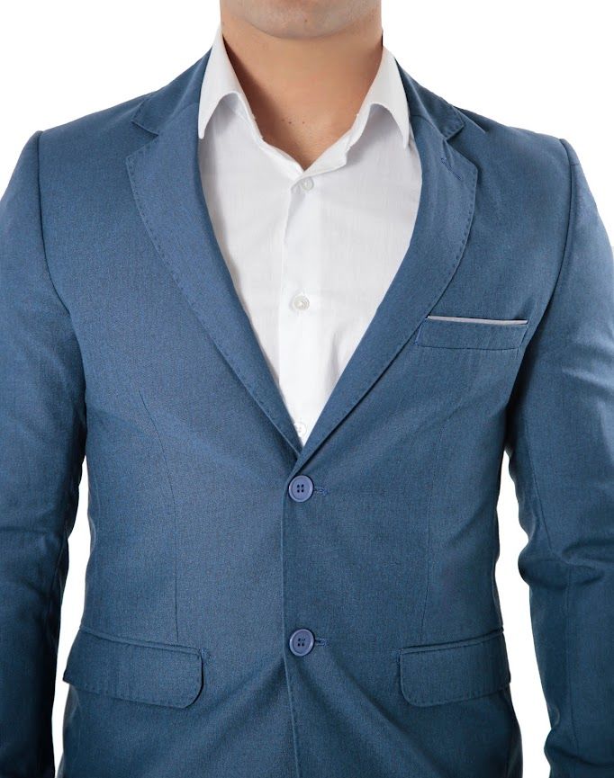 Blazer Slim Masculino Poliviscose