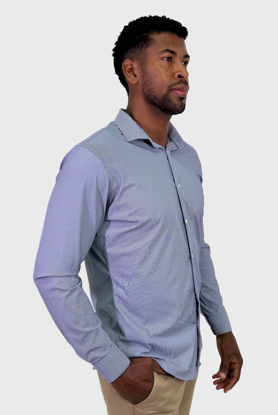 Camisa Masculina Tech Poliamida Stretch Super Slim