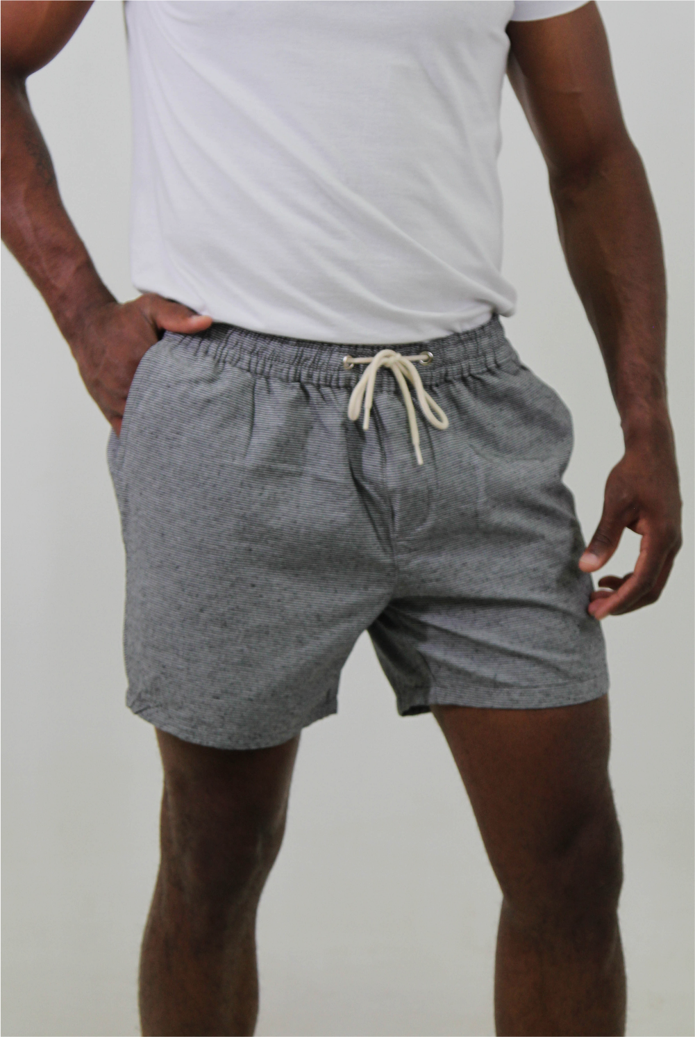 Short Flamê Listras Masculino Algodão Poliéster