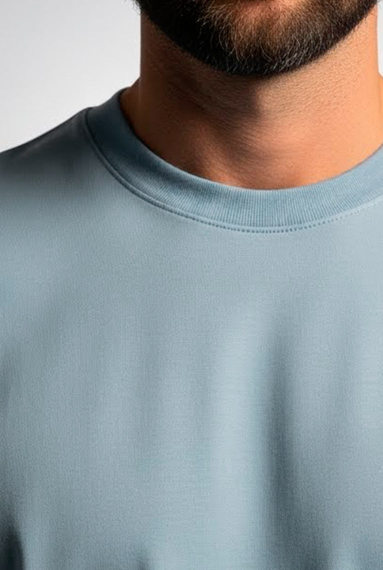 Camiseta Oversized Suedine Interlock Premium Algodão