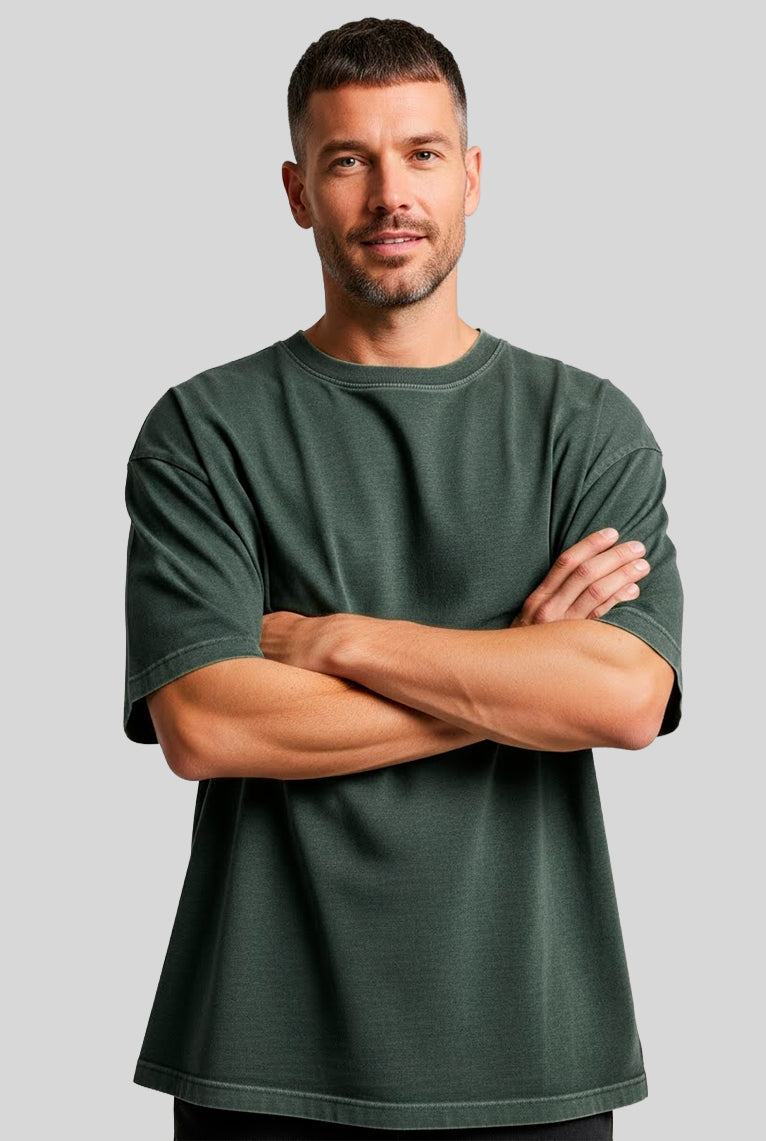 Camiseta Oversized Estonada Masculina Algodão