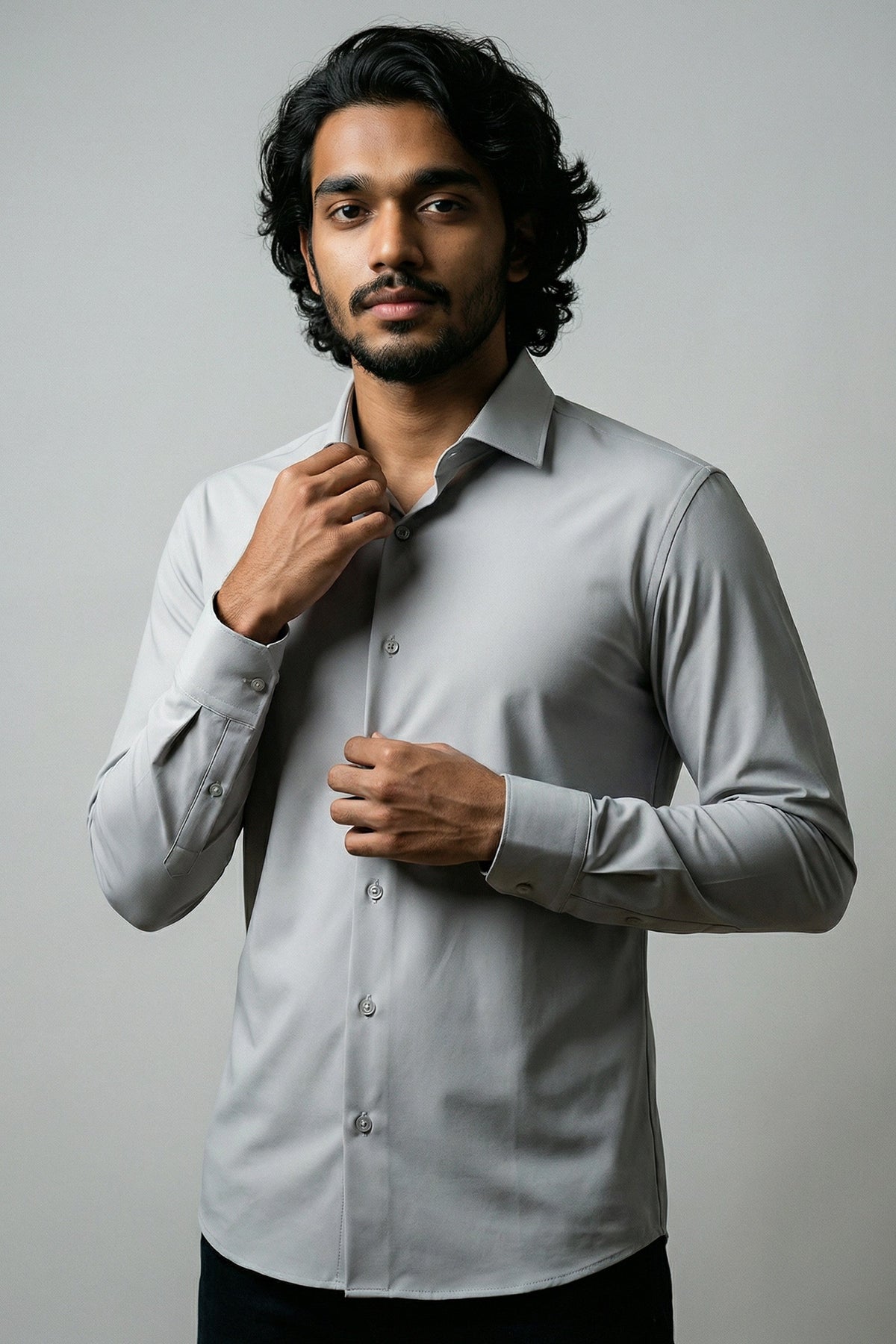 Camisa Masculina Manga Longa Poliamida Elastano