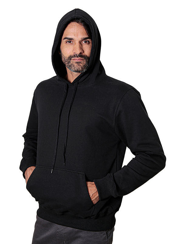 Moletom Masculino Capuz Canguru Felpado 2 Cabos