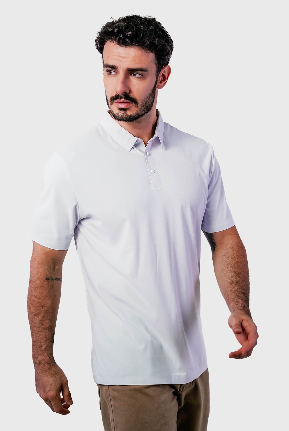 Polo Masculina Tech Light Poliamida Elastano
