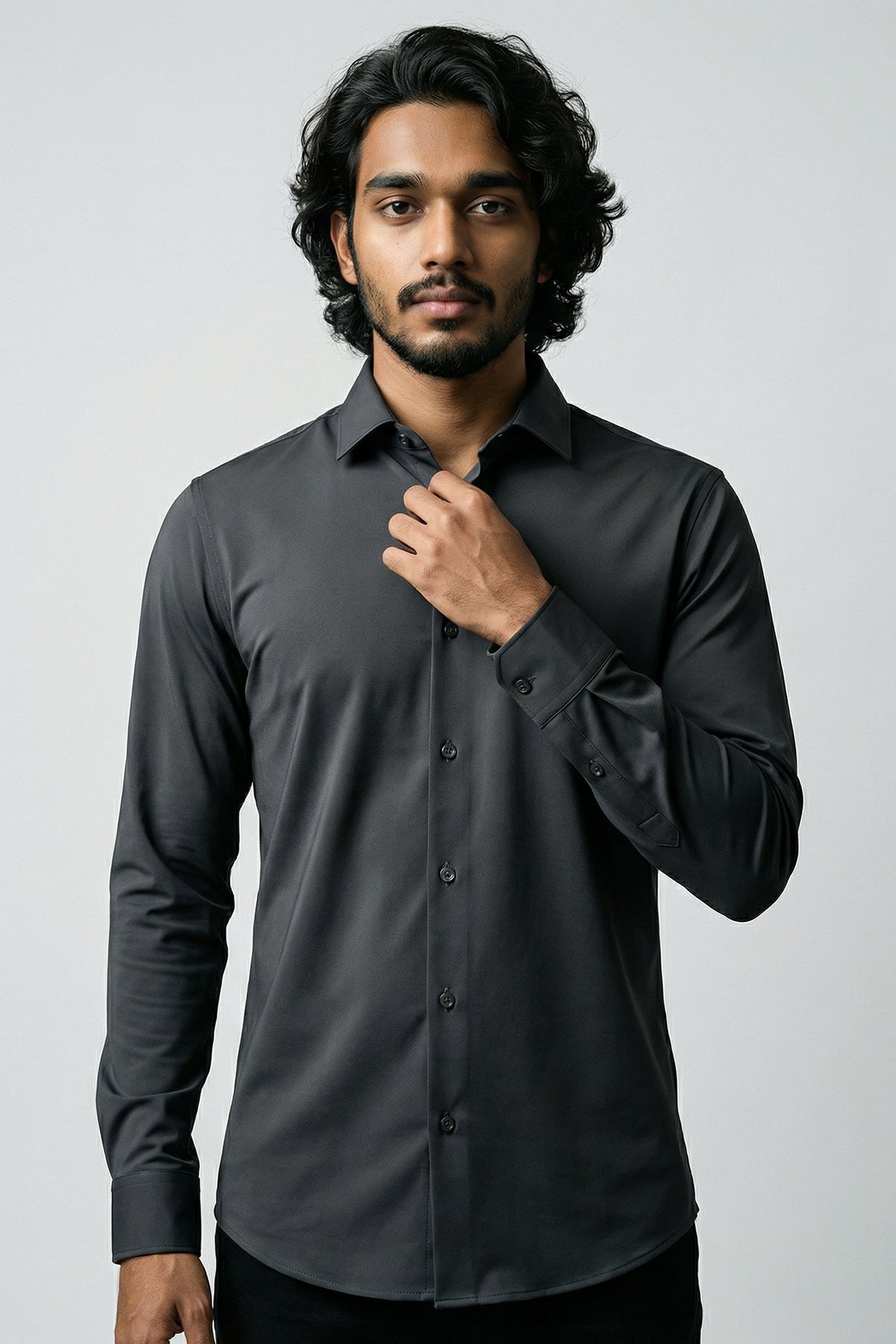 Camisa Masculina Manga Longa Poliamida Elastano