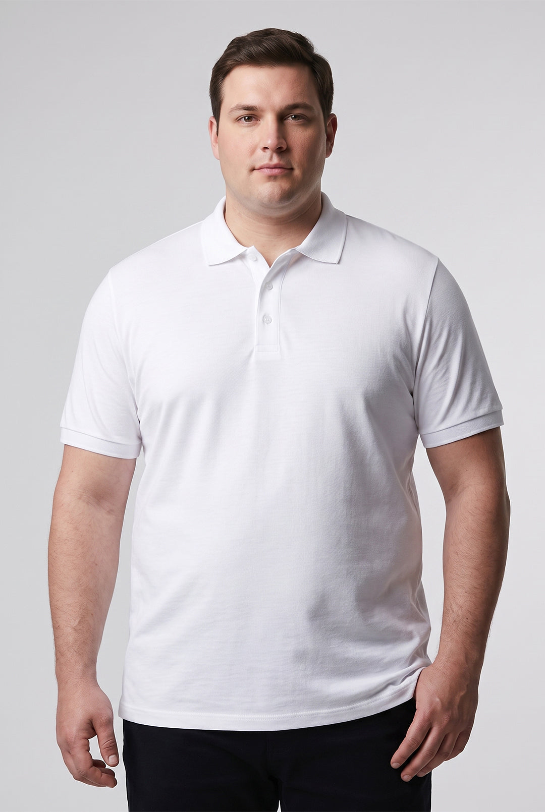Polo Básica Masculina Work Plus Poliéster Viscose