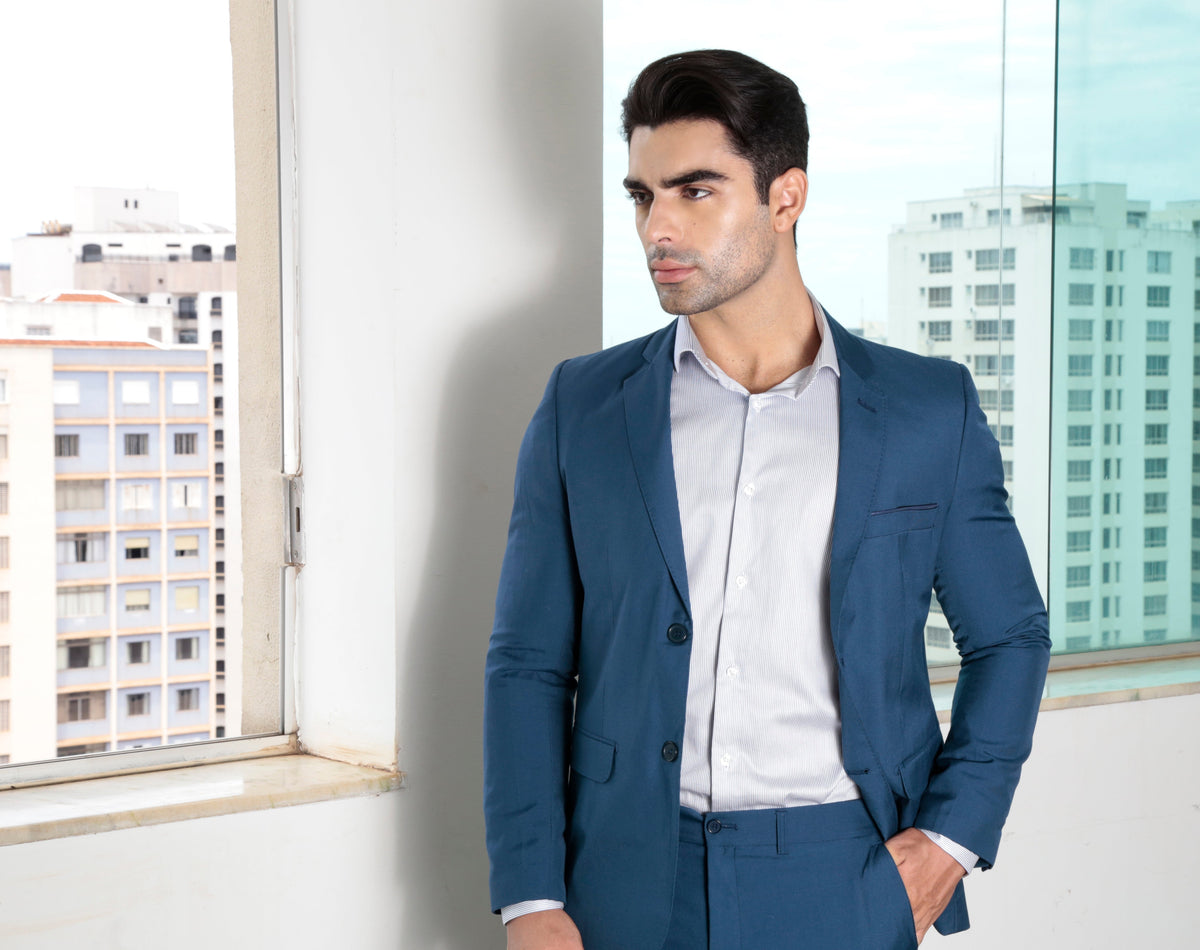 Blazer Slim Masculino Poliviscose