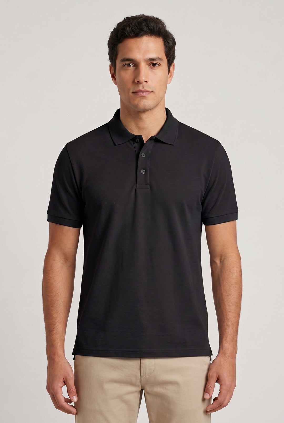 Camisa Polo Masculina Work Básica Poliviscose