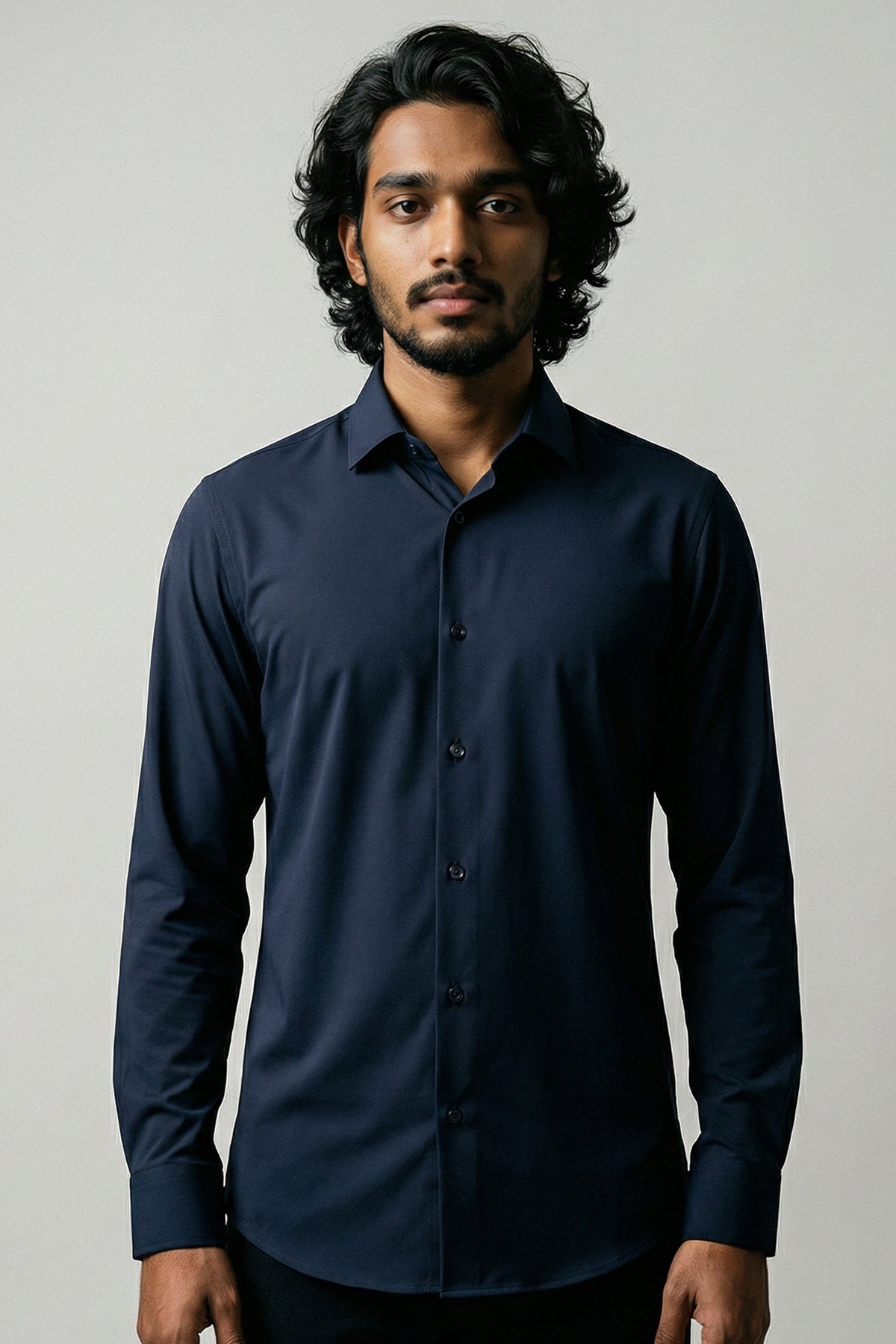 Camisa Masculina Manga Longa Poliamida Elastano
