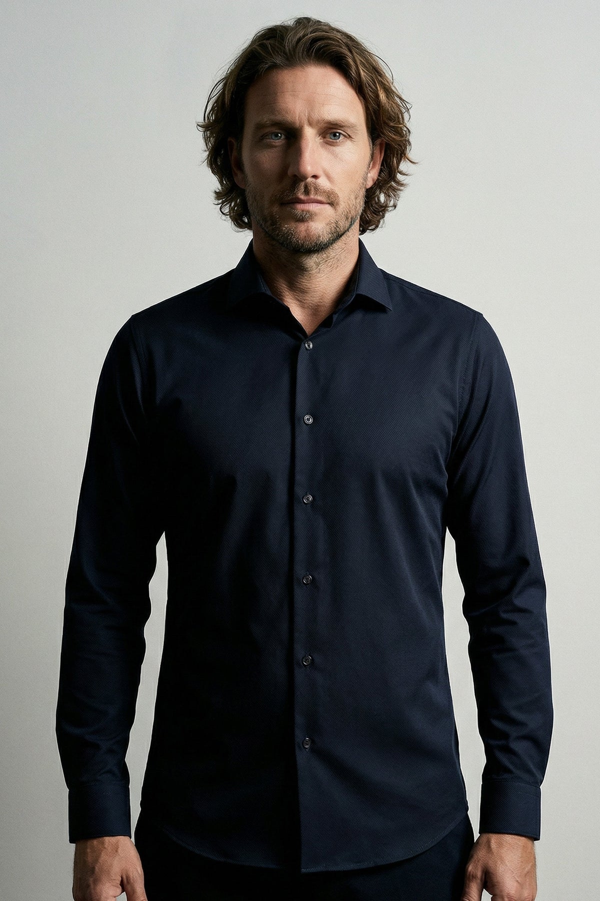 Camisa Masculina Tech Poliamida Twill Elastano