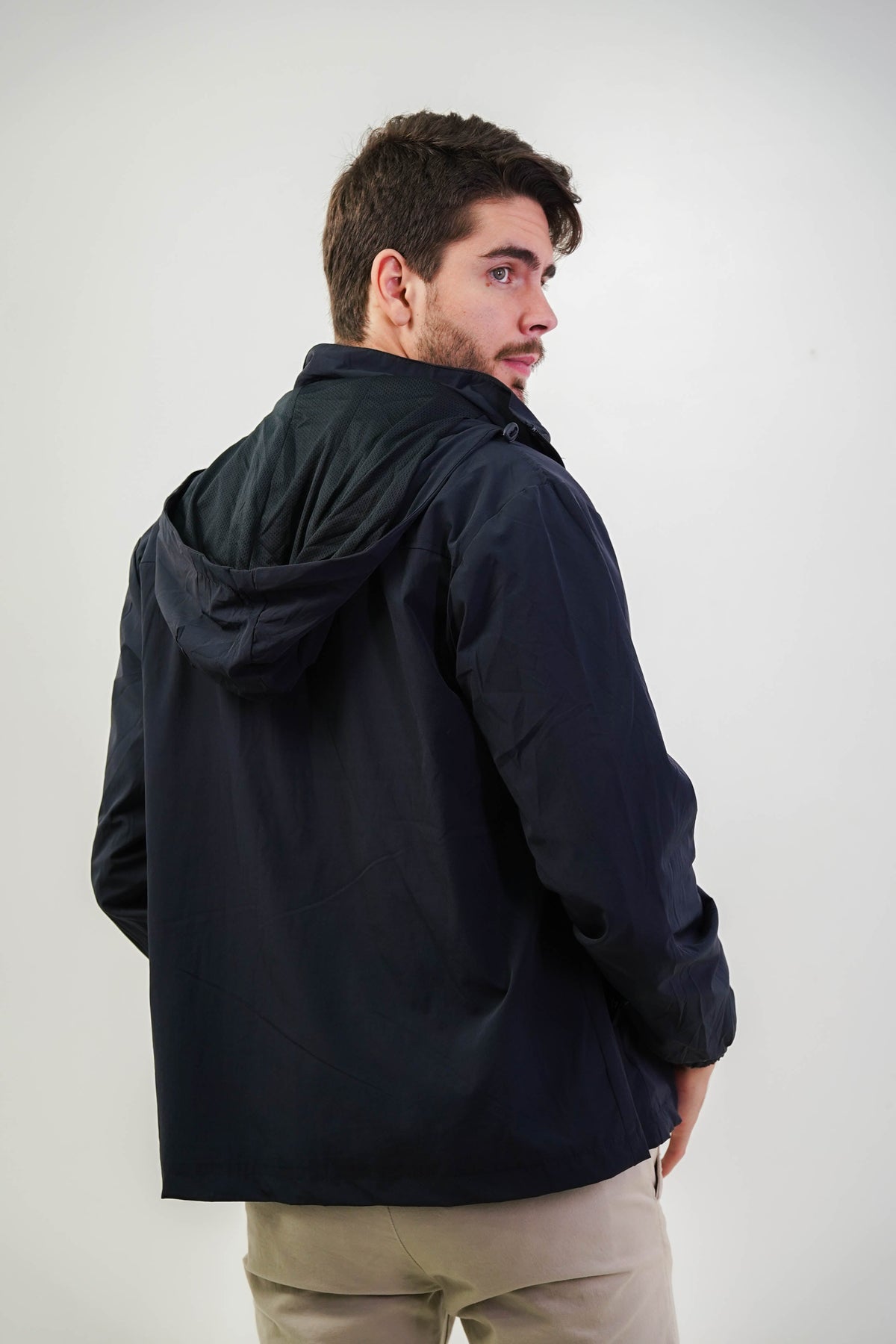Jaqueta Essential Corta Vento Masculina Poliéster Elastano