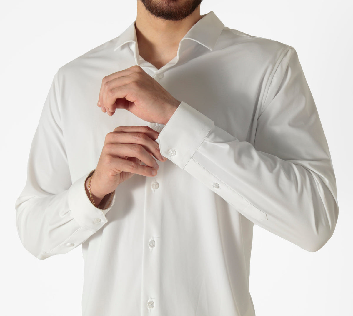 Camisa Masculina Tech Poliamida Stretch Super Slim