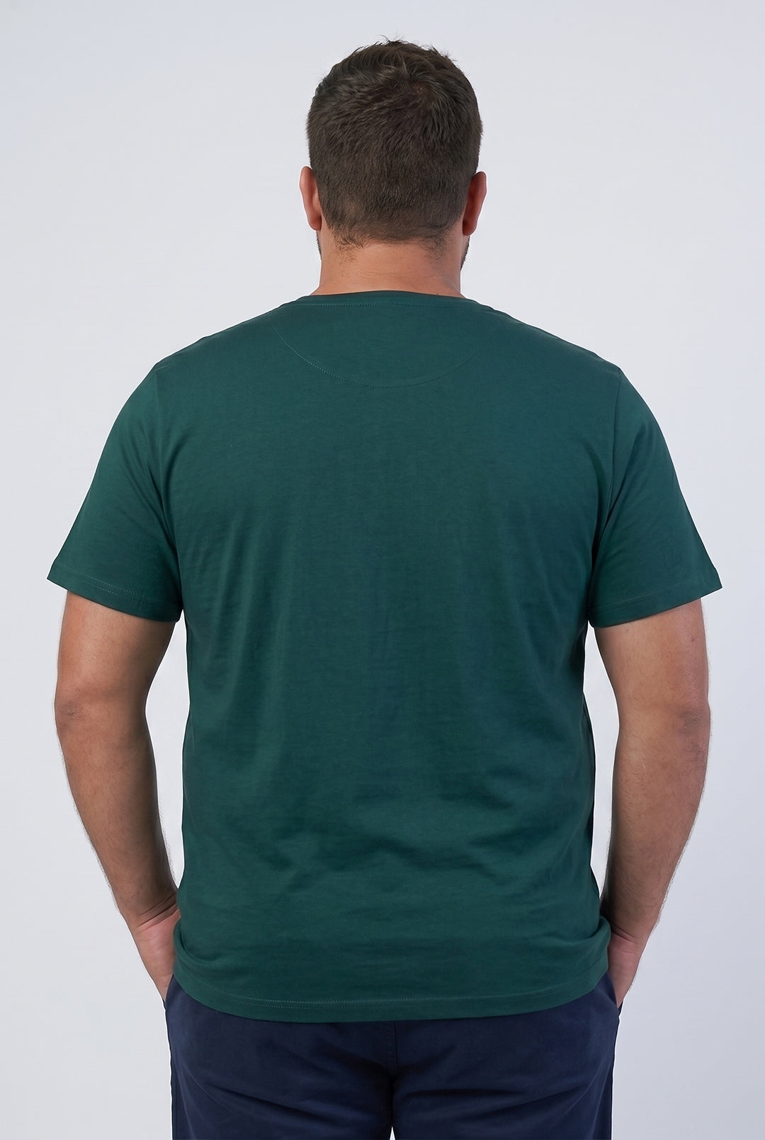 Camiseta Básica Gola Redonda Lisa Plus