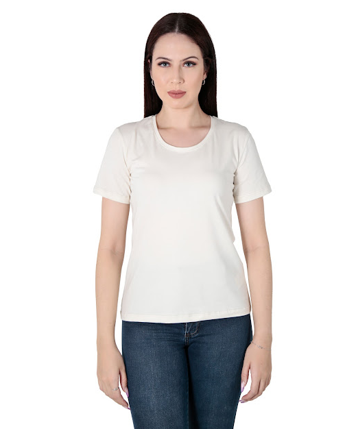 T-Shirt Feminina Algodão Egípcio Premium