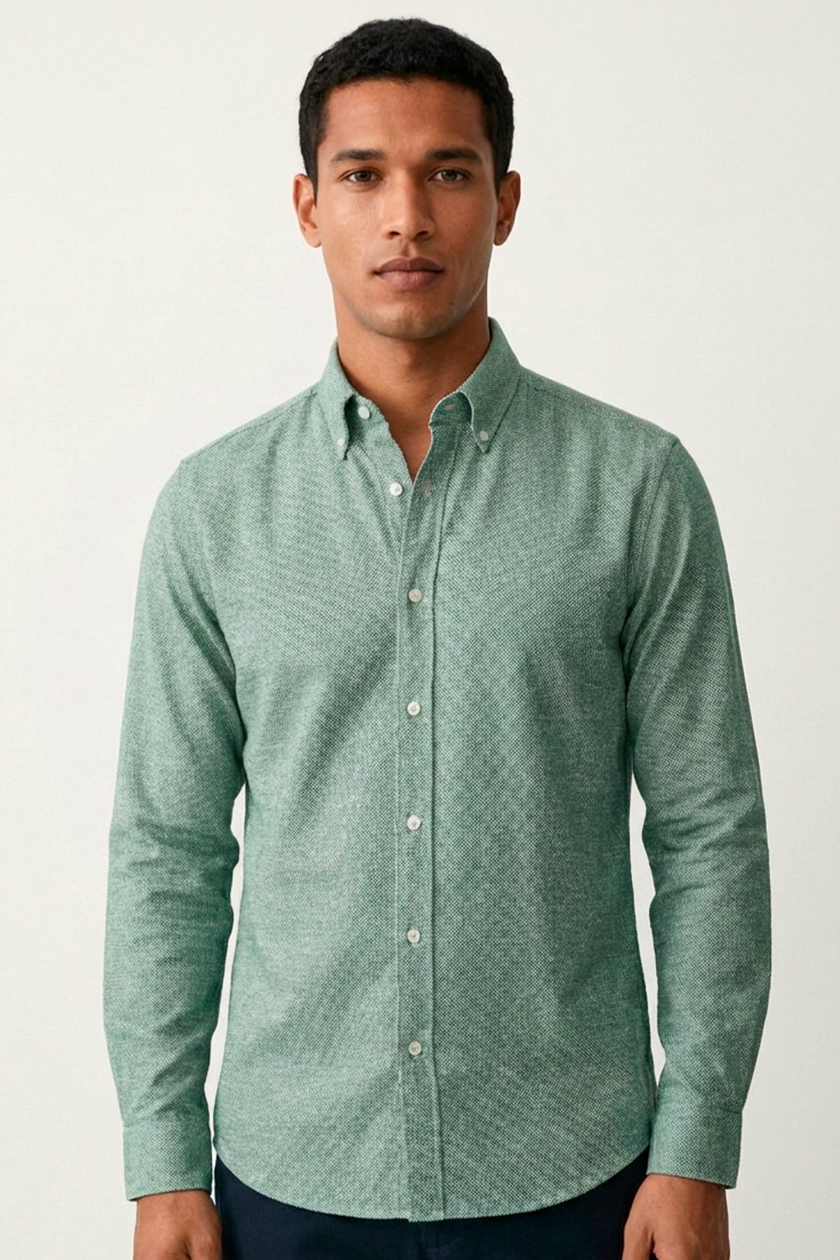 Camisa Manga Longa Plus Oxford Button Down