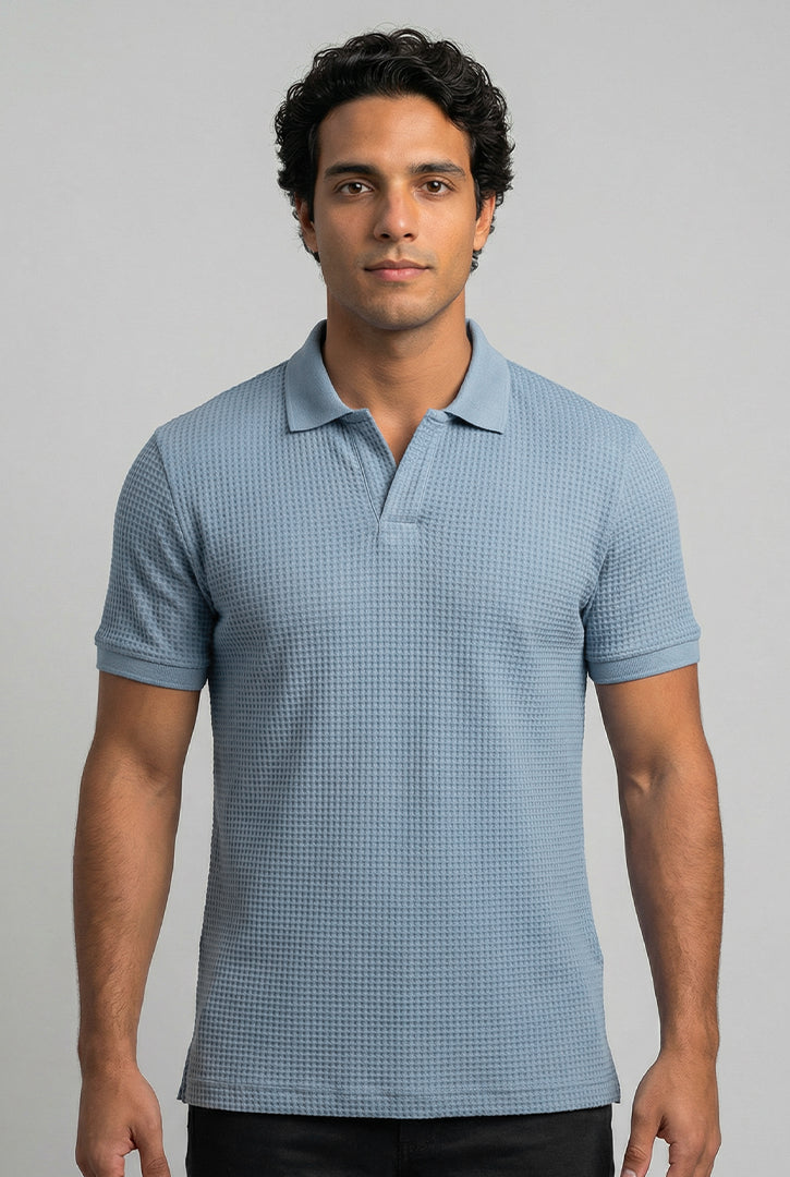 Polo Italiana Textura Algodão Elastano
