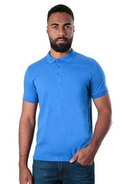 Polo Masculina Algodão Pima Elastano Lisa