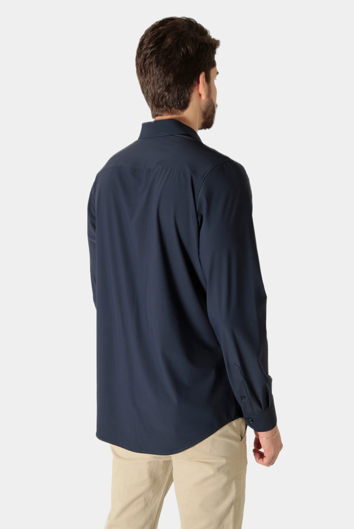 Camisa Masculina Tech Poliamida Stretch Super Slim