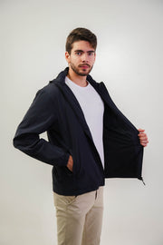 Jaqueta Essential Corta Vento Masculina Poliéster Elastano