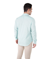 Camisa Social Masculina Manga Longa Slim Fit Flamê