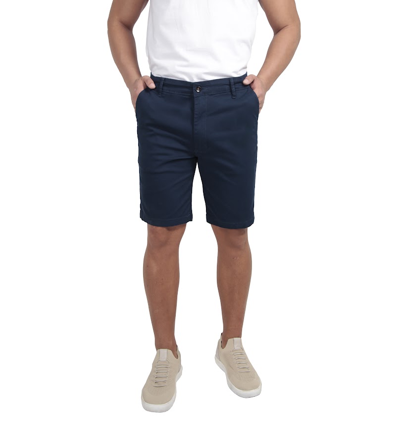 Bermuda Sarja Masculina Algodão Elastano