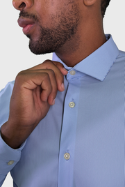 Camisa Masculina Tech Poliamida Stretch Super Slim