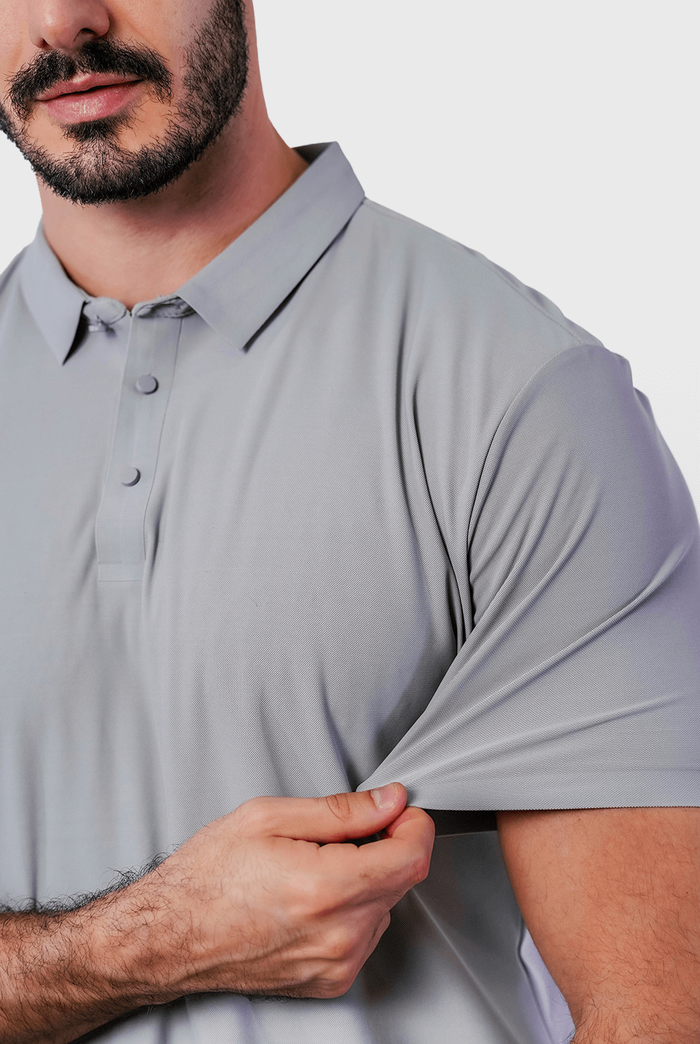 Polo Masculina Tech Light Poliamida Elastano