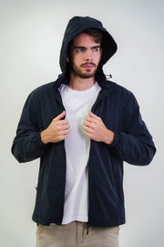 Jaqueta Essential Corta Vento Masculina Poliéster Elastano