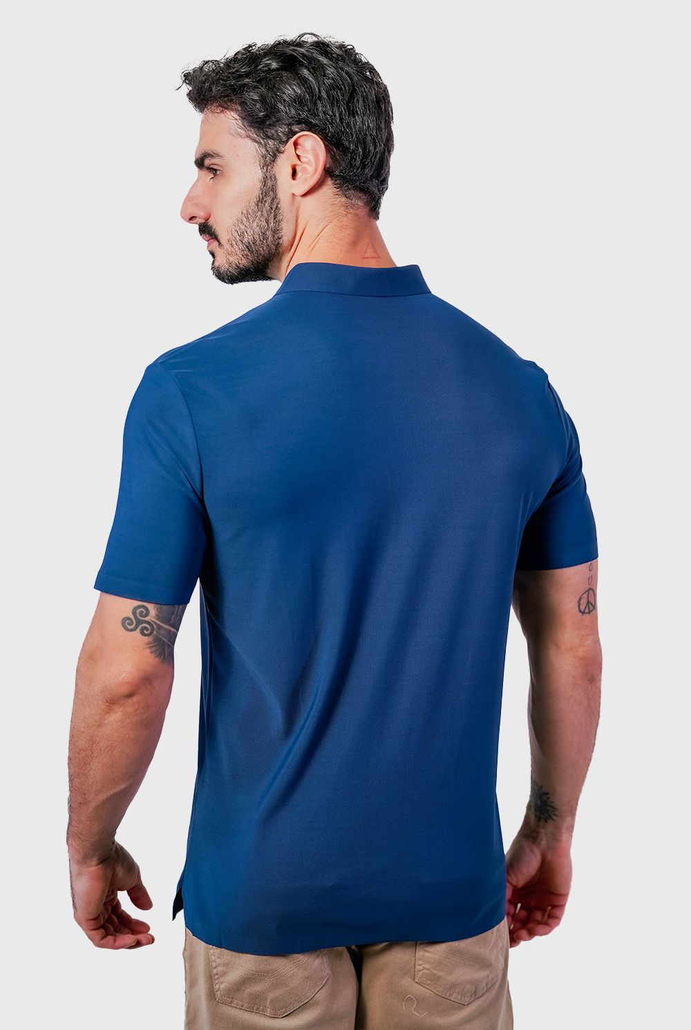 Polo Masculina Tech Light Poliamida Elastano