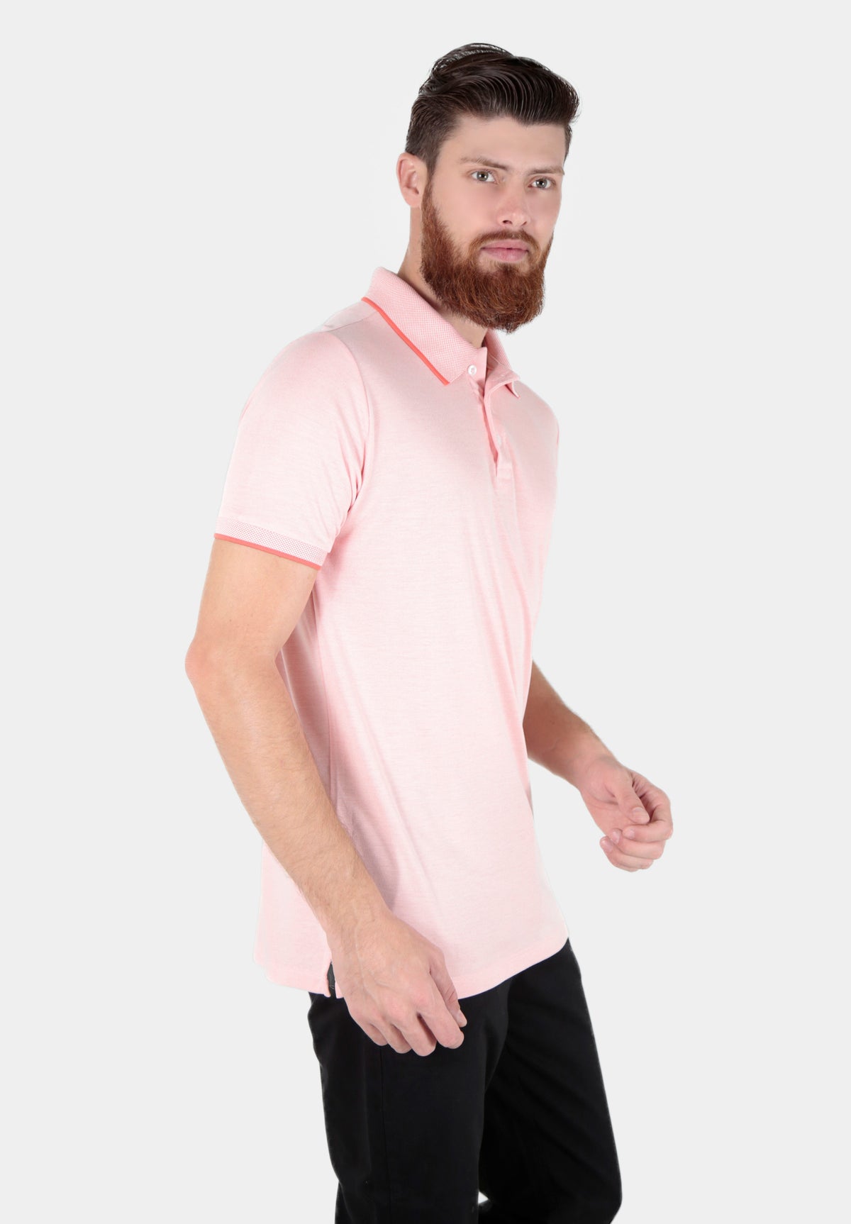 Polo Premium Modal Masculina Bicolor