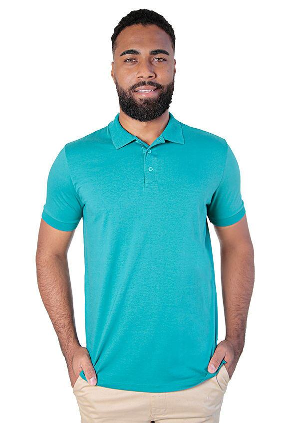 Polo Masculina Algodão Pima Elastano Lisa