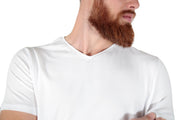 Camiseta Masculina Premium Algodão Egípcio Gola V