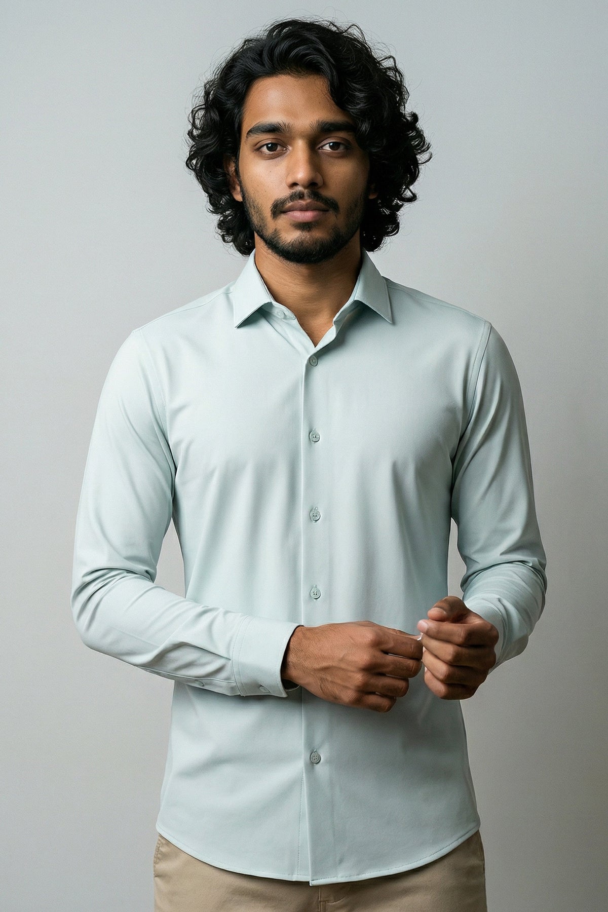 Camisa Masculina Manga Longa Poliamida Elastano