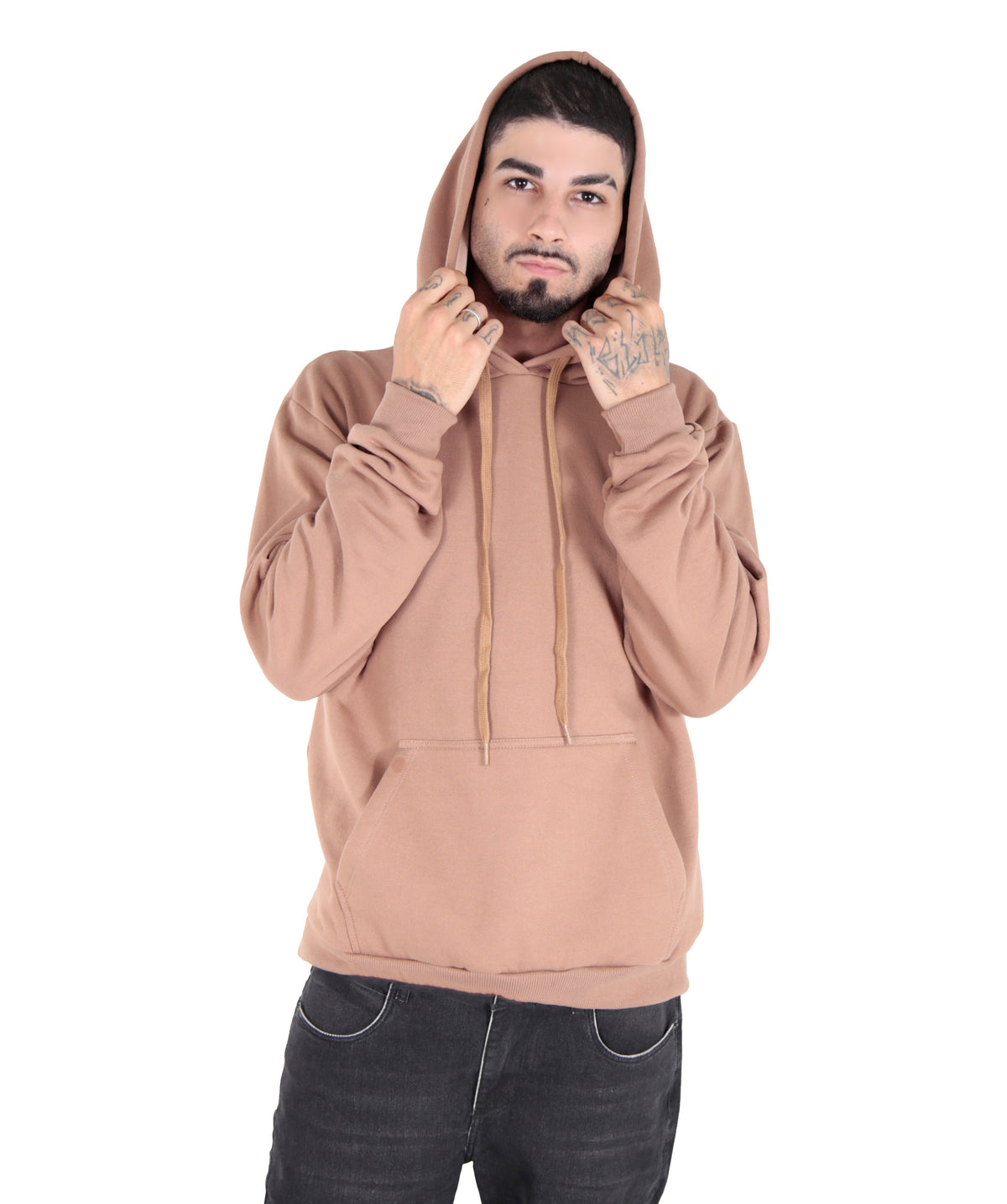 Moletom Masculino Capuz Canguru Felpado 2 Cabos