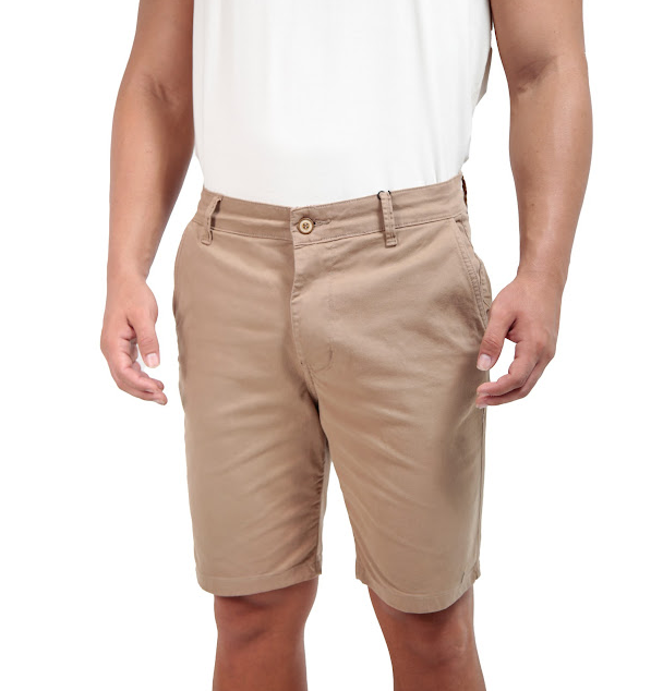 Bermuda Sarja Masculina Algodão Elastano