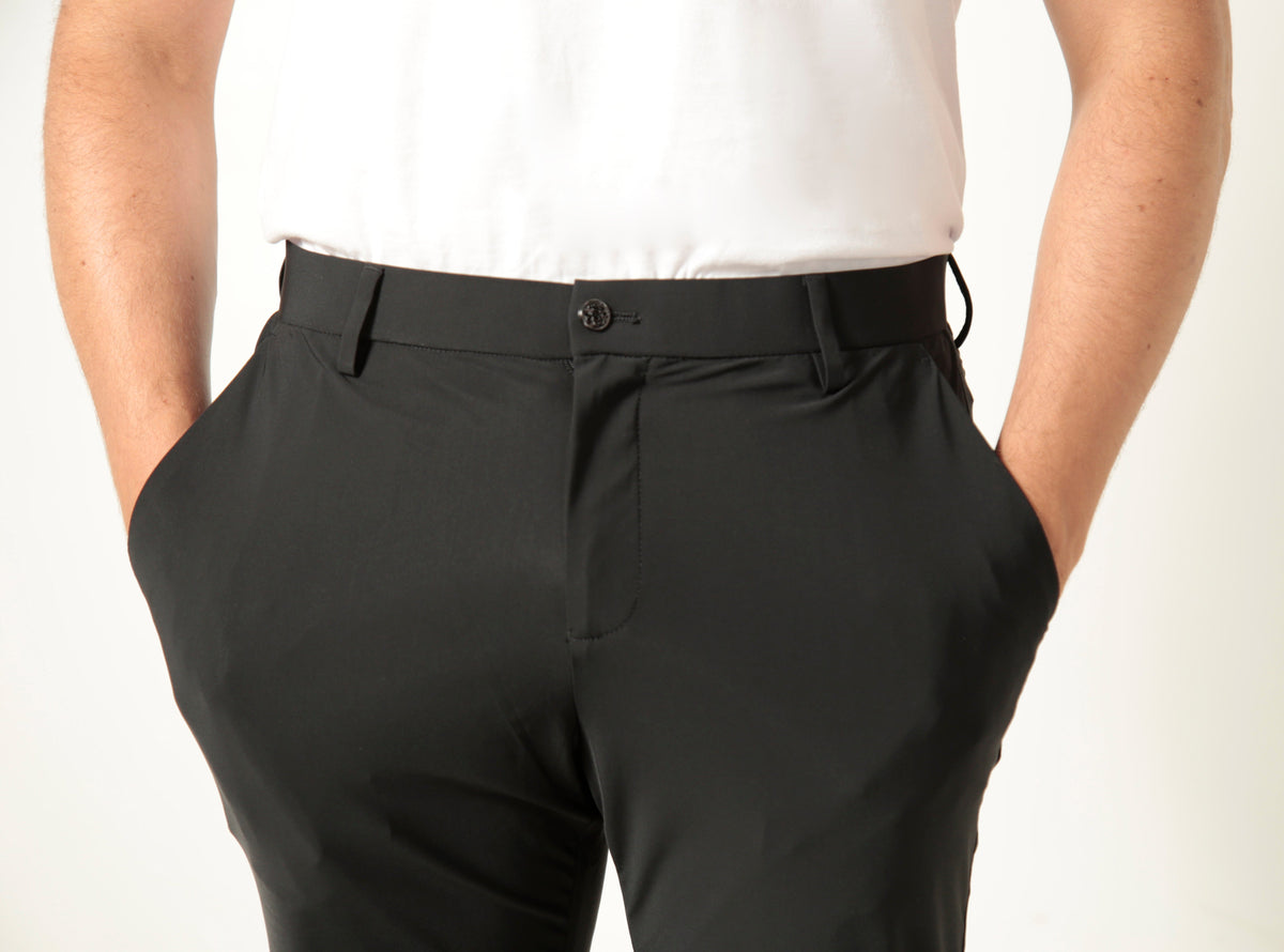 Calça Tech Light Masculina Slim Alfaiataria Poliéster Elastano