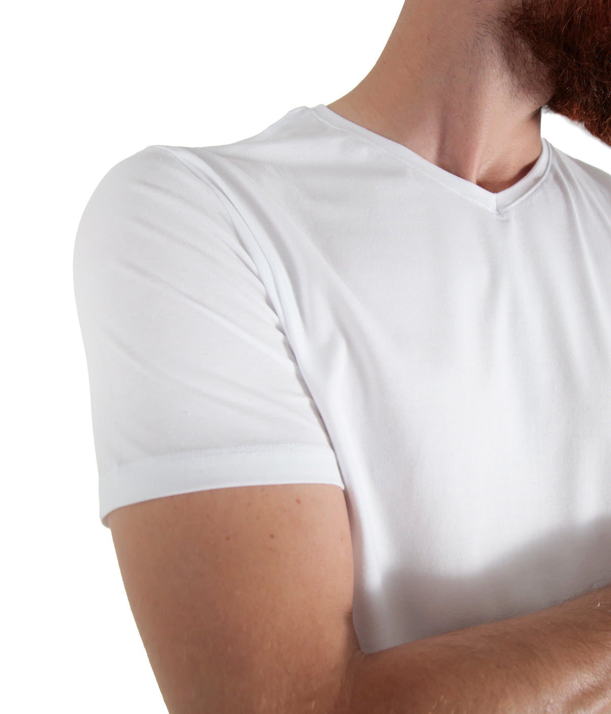 Camiseta Masculina Premium Algodão Egípcio Gola V