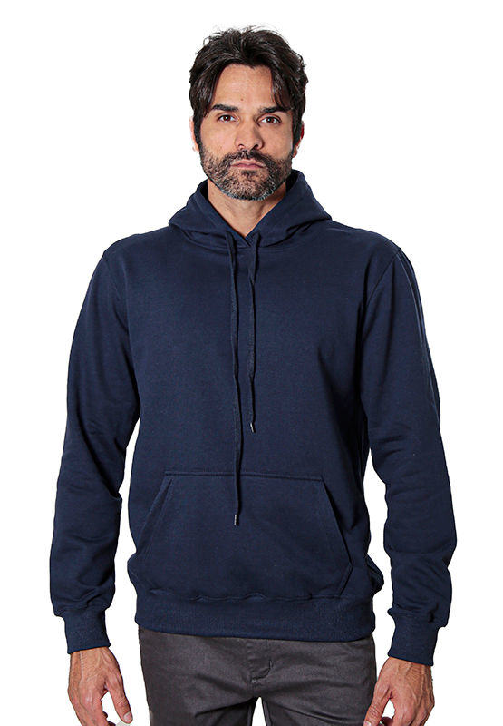 Moletom Masculino Capuz Canguru Felpado 2 Cabos