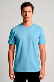 Camiseta Básica Gola Redonda Masculina Algodão