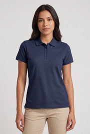 Polo Básica Feminina Work Poliéster Viscose