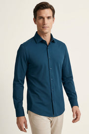 Camisa Masculina Tech Poliamida Stretch Super Slim