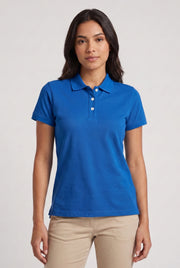Polo Básica Feminina Work Poliéster Viscose