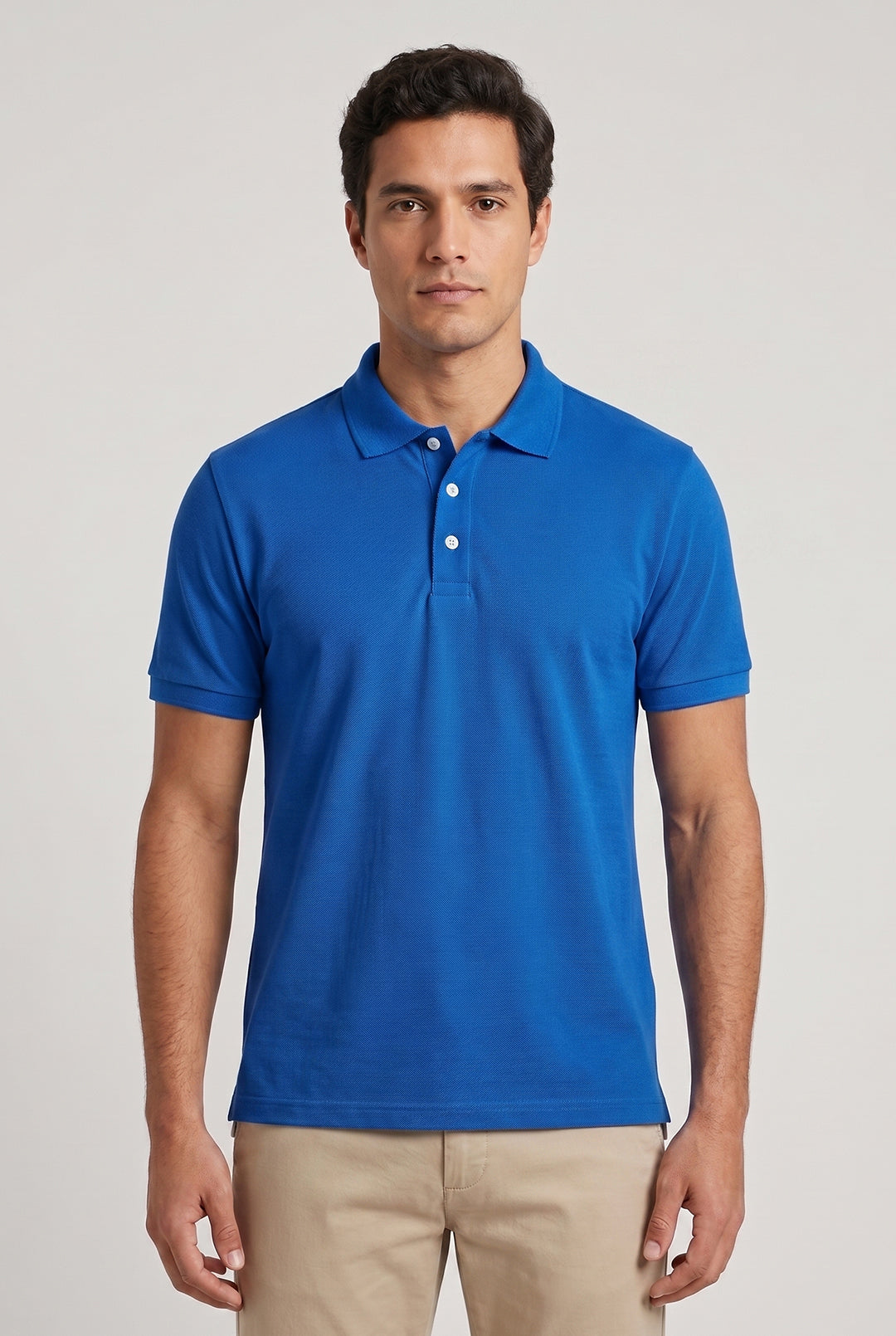 Camisa Polo Masculina Work Básica Poliviscose