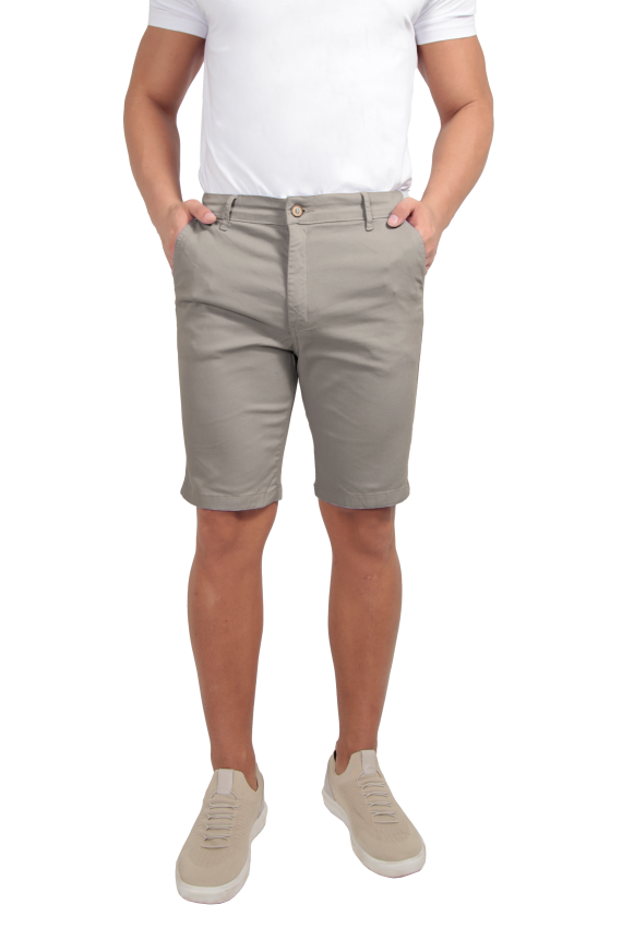 Bermuda Sarja Masculina Algodão Elastano