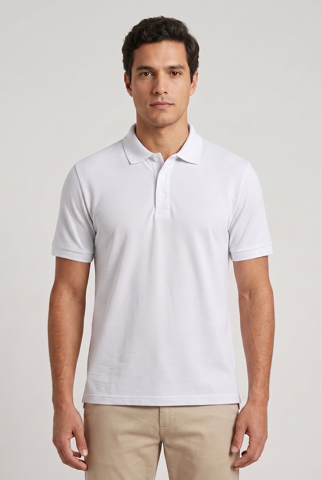 Camisa Polo Masculina Work Básica Poliviscose