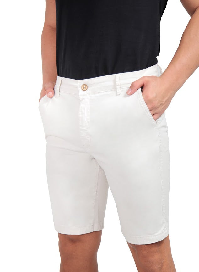 Bermuda Sarja Masculina Algodão Elastano