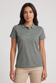 Polo Básica Feminina Work Poliéster Viscose